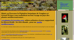 Desktop Screenshot of pepinieredevaugines.fr